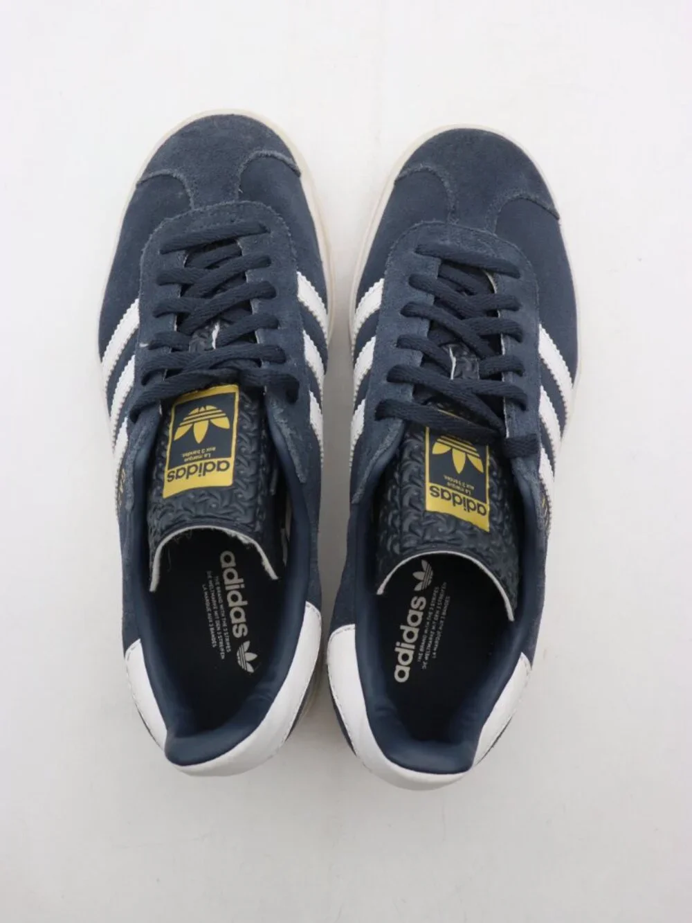 Adidas Gazelle Bold J “Aurora Ink White” Youth 7 Women's 8 Sneakers JQ7405